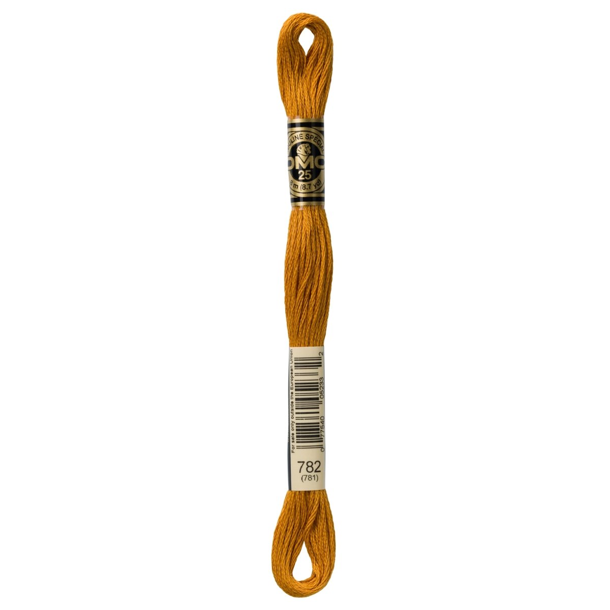 DMC 6 - Strand Cotton Embroidery Floss 8.7yd - 782 Dark Topaz - The Merri Artist - merriartist.com