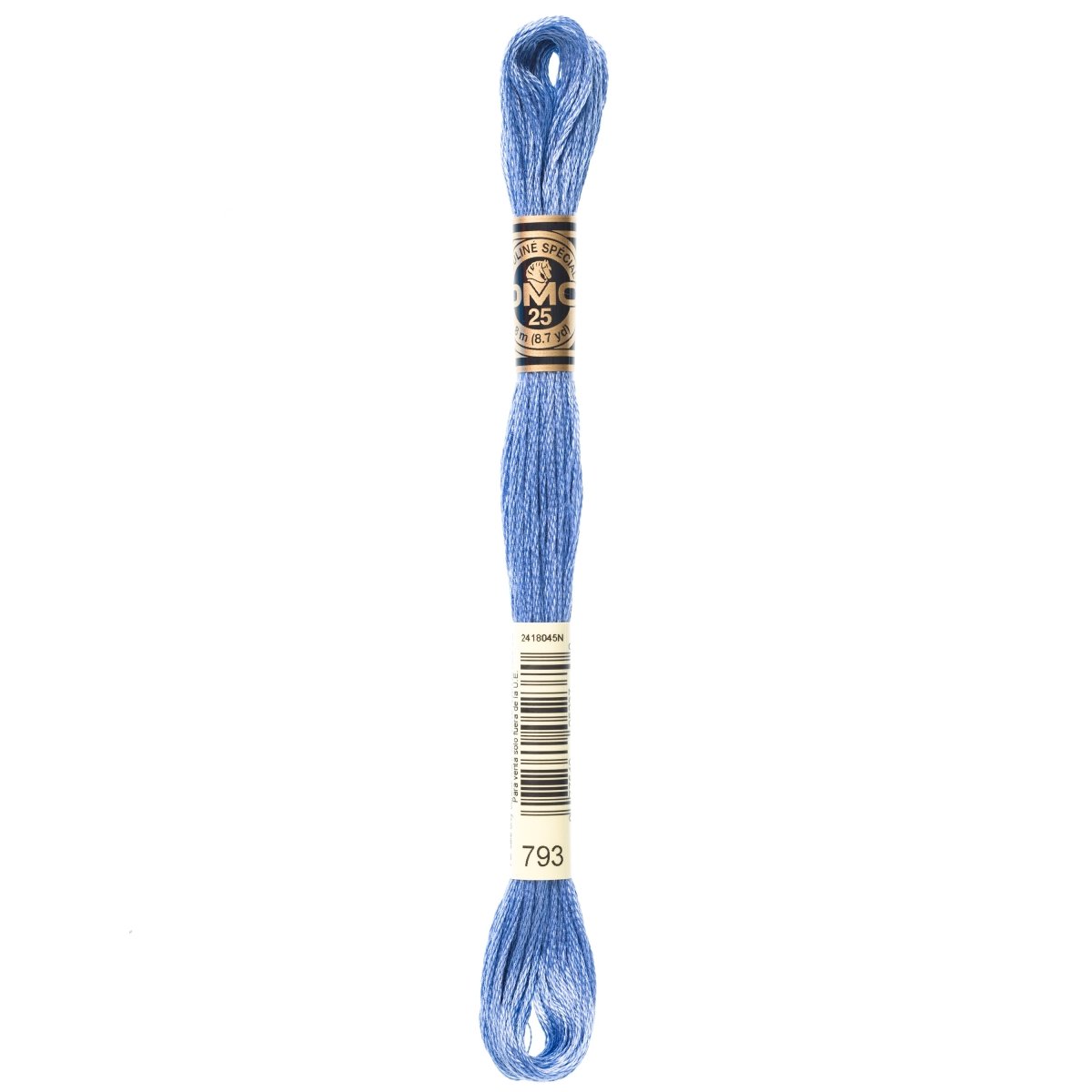 DMC 6 - Strand Cotton Embroidery Floss 8.7yd - 793 Medium Cornflower Blue - The Merri Artist - merriartist.com