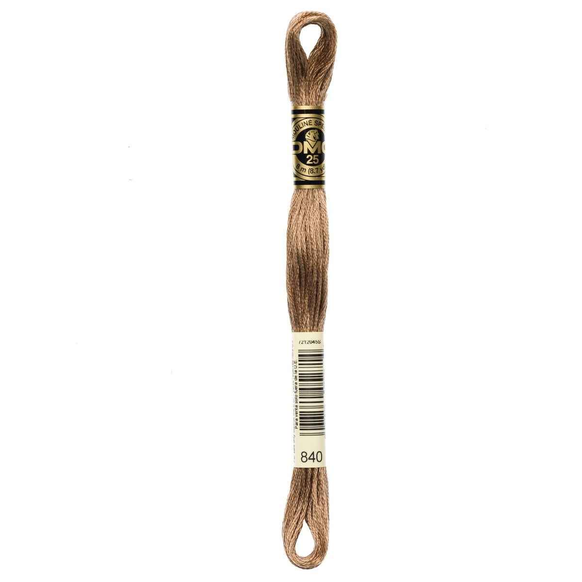DMC 6 - Strand Cotton Embroidery Floss 8.7yd - 840 Medium Beige Brown - The Merri Artist - merriartist.com