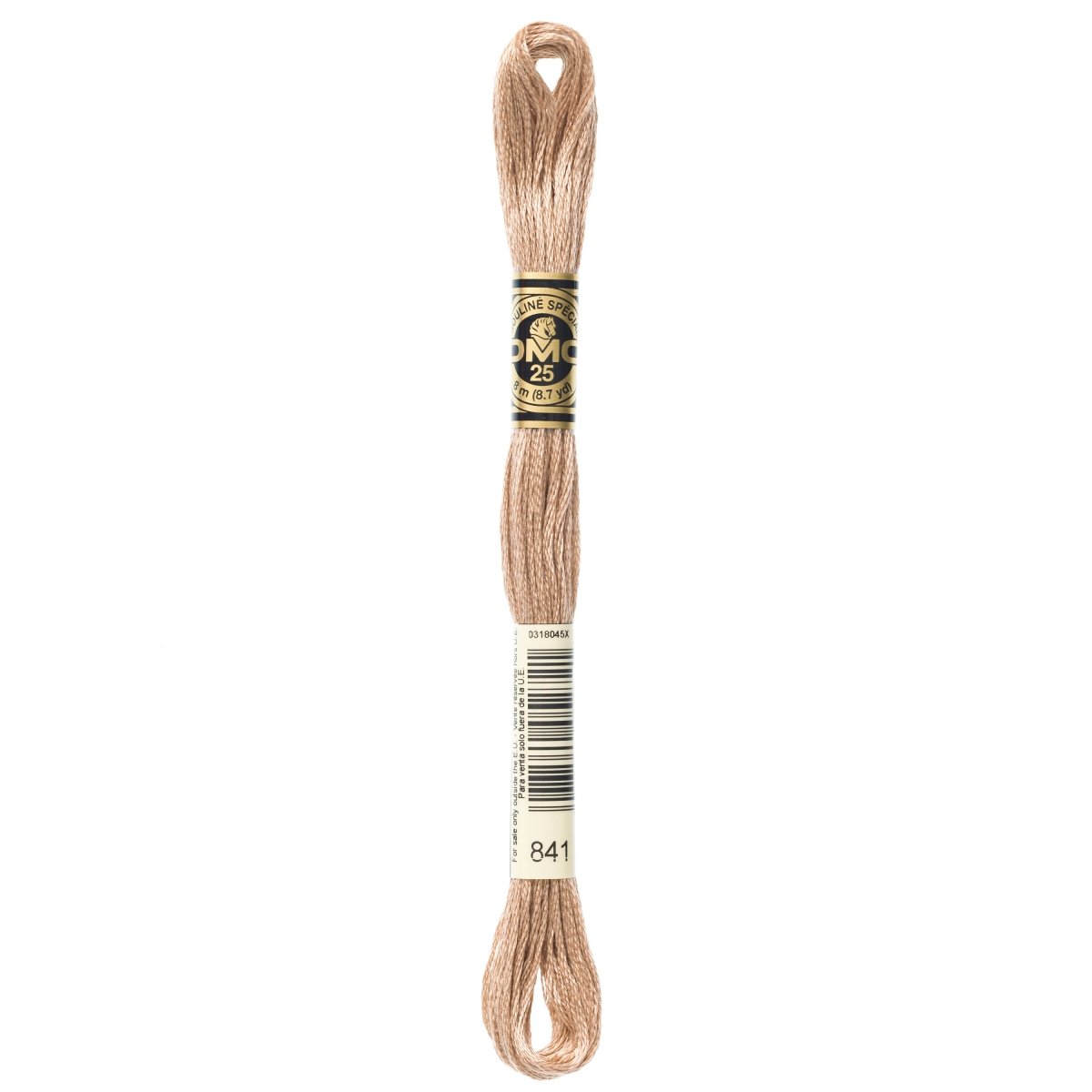 DMC 6 - Strand Cotton Embroidery Floss 8.7yd - 841 Light Beige Brown - The Merri Artist - merriartist.com