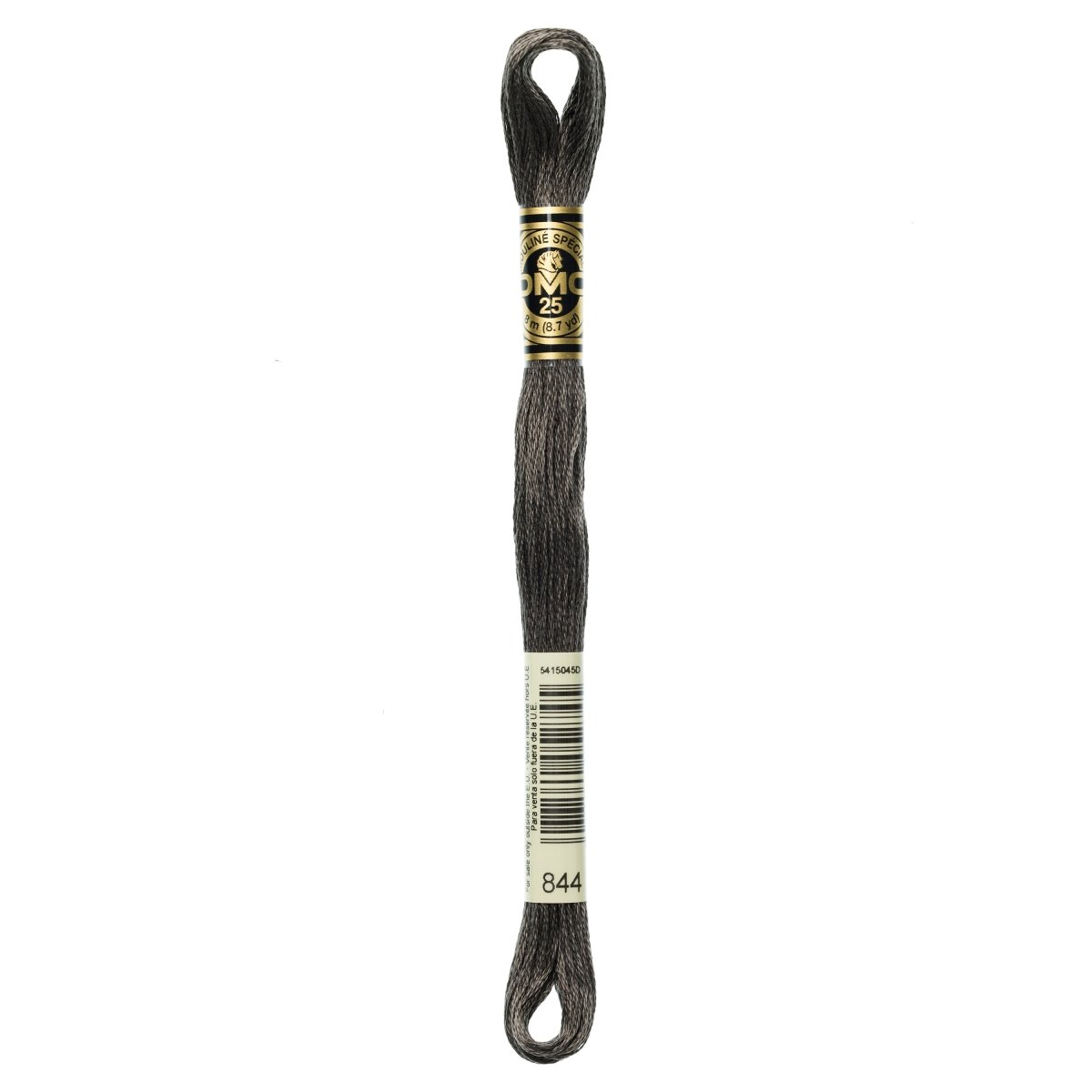 DMC 6 - Strand Cotton Embroidery Floss 8.7yd - 844 Ultra Dark Beaver Grey - The Merri Artist - merriartist.com