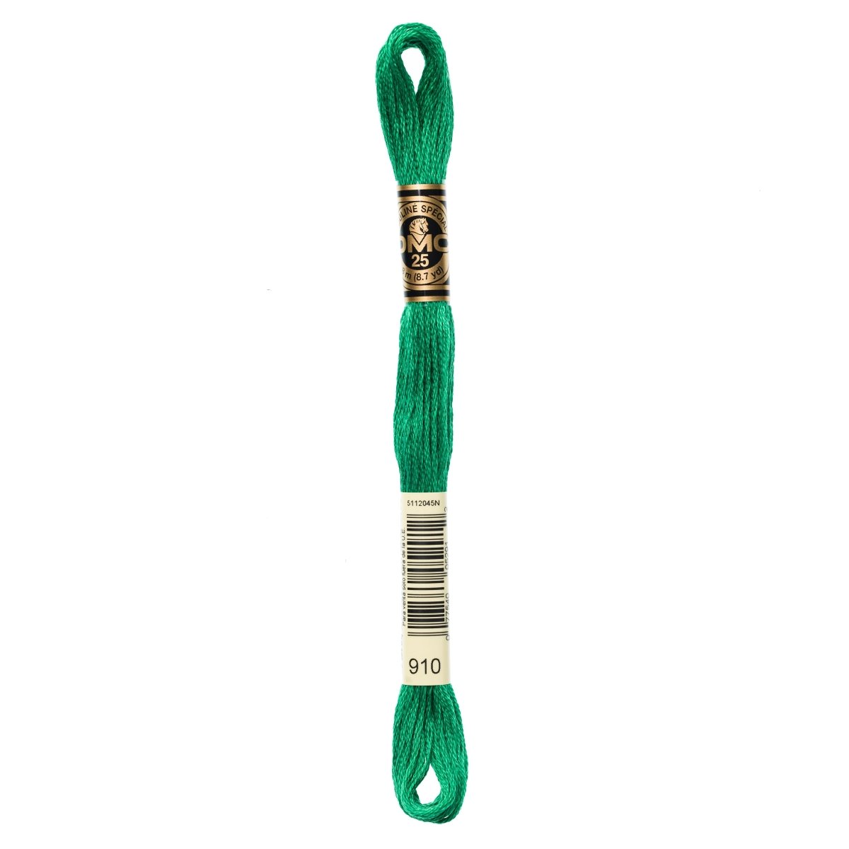 DMC 6 - Strand Cotton Embroidery Floss 8.7yd - 910 Dark Emerald Green - The Merri Artist - merriartist.com