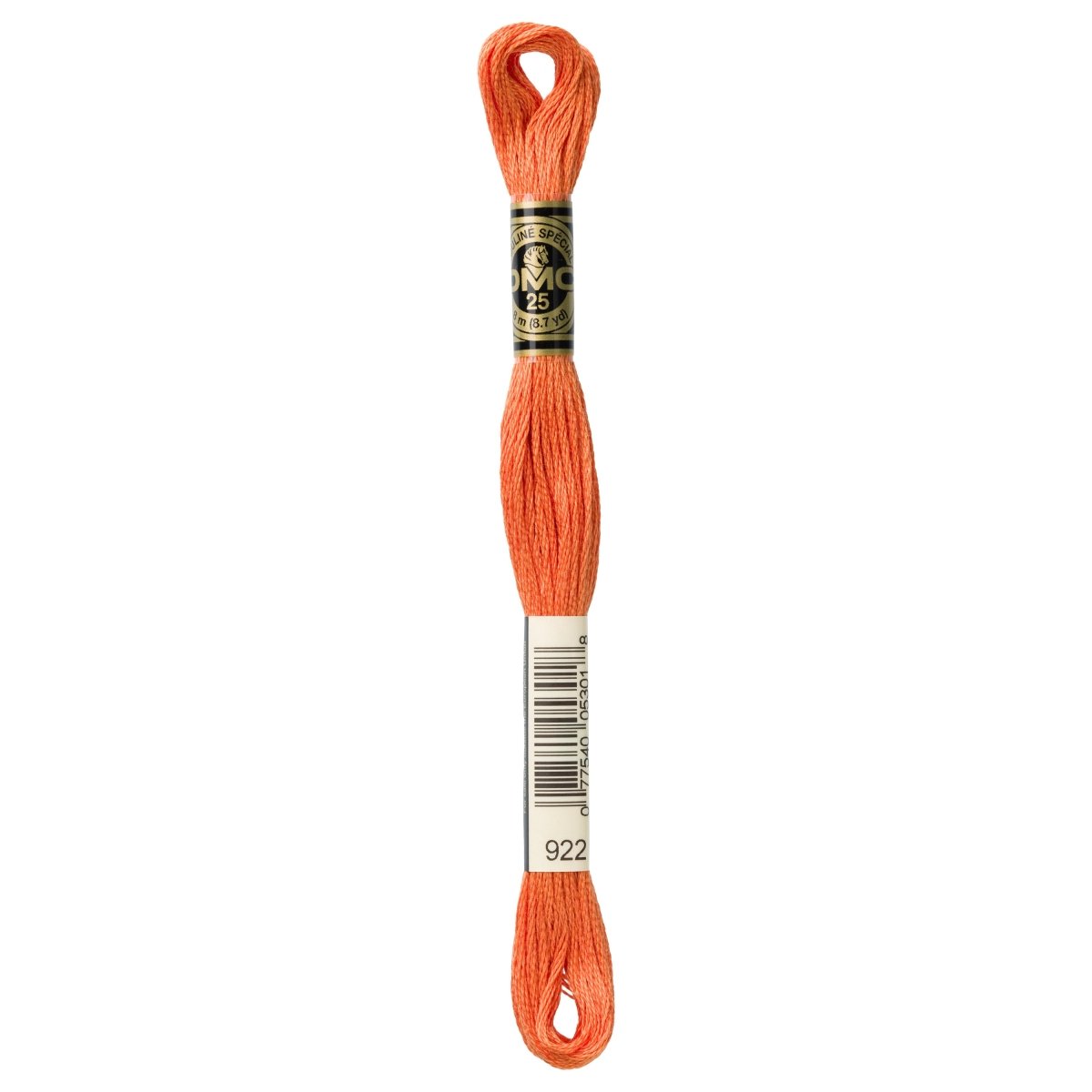 DMC 6 - Strand Cotton Embroidery Floss 8.7yd - 922 Light Copper - The Merri Artist - merriartist.com