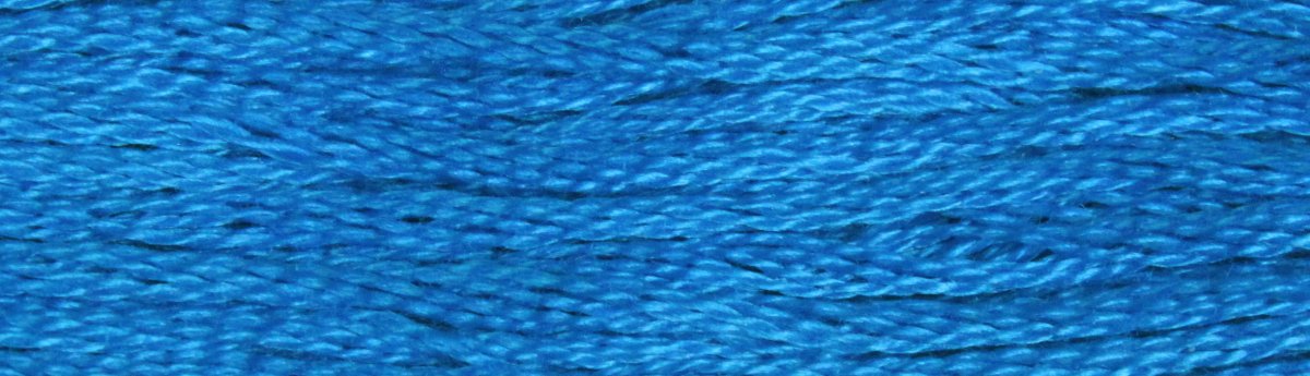DMC 6 - Strand Cotton Embroidery Floss 8.7yd - 995 Dark Electric Blue - The Merri Artist - merriartist.com