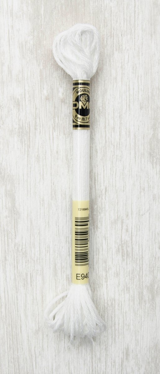 DMC Light Effects Embroidery Floss 8.7yd - E940 Glow - In - The - Dark - The Merri Artist - merriartist.com