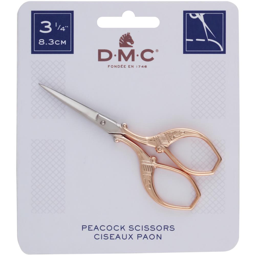 DMC Peacock Embroidery Scissors 3.75" - The Merri Artist - merriartist.com