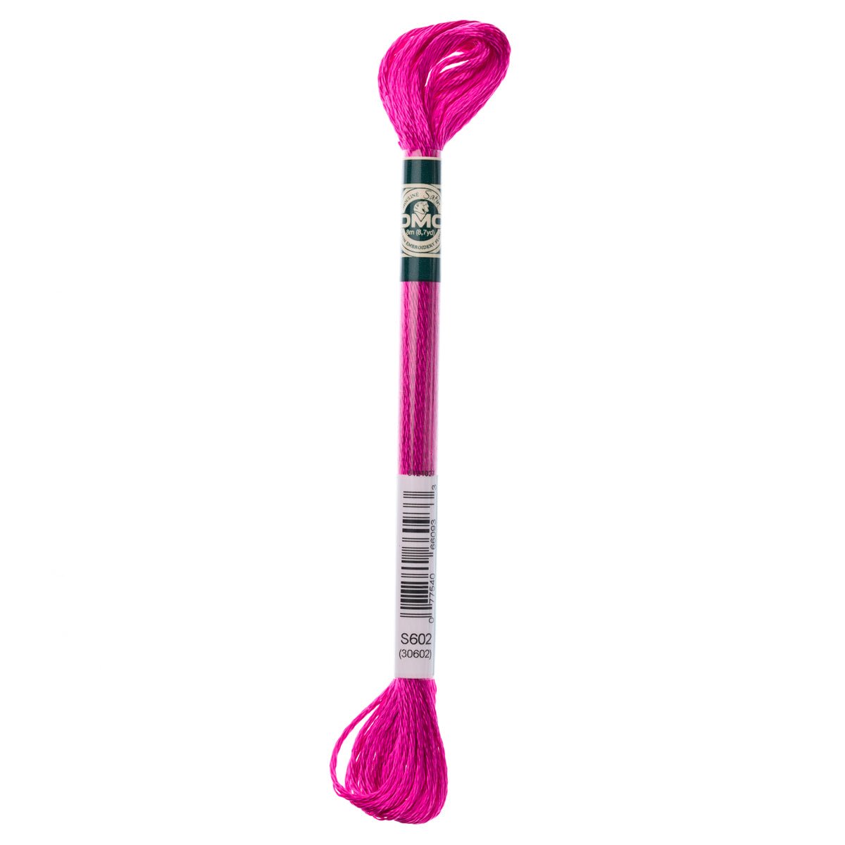 DMC Satin Floss 8.7yd - S602 Hibiscus Pink - The Merri Artist - merriartist.com