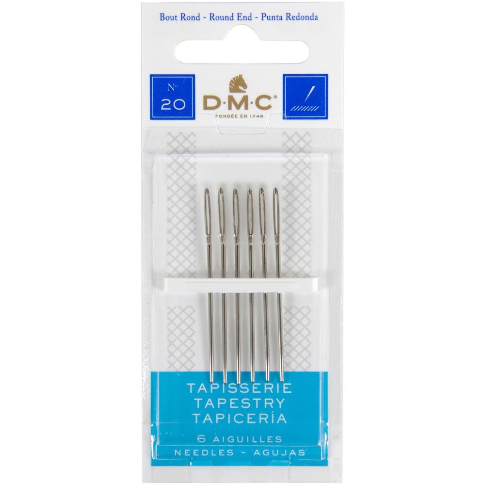 DMC Tapestry Hand Needles - Size 20 - Pack of 6 - The Merri Artist - merriartist.com