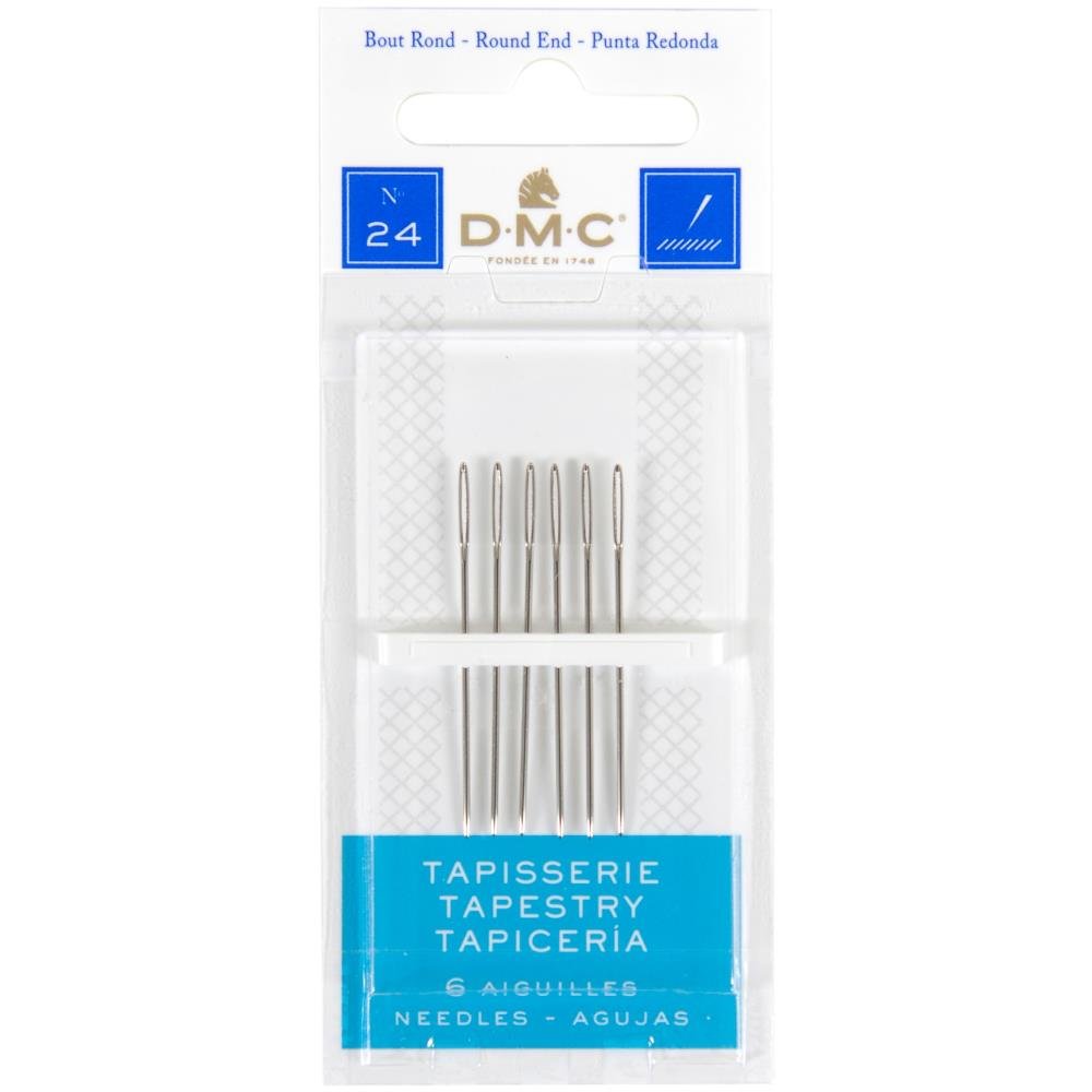 DMC Tapestry Hand Needles - Size 24 - Pack of 6 - The Merri Artist - merriartist.com