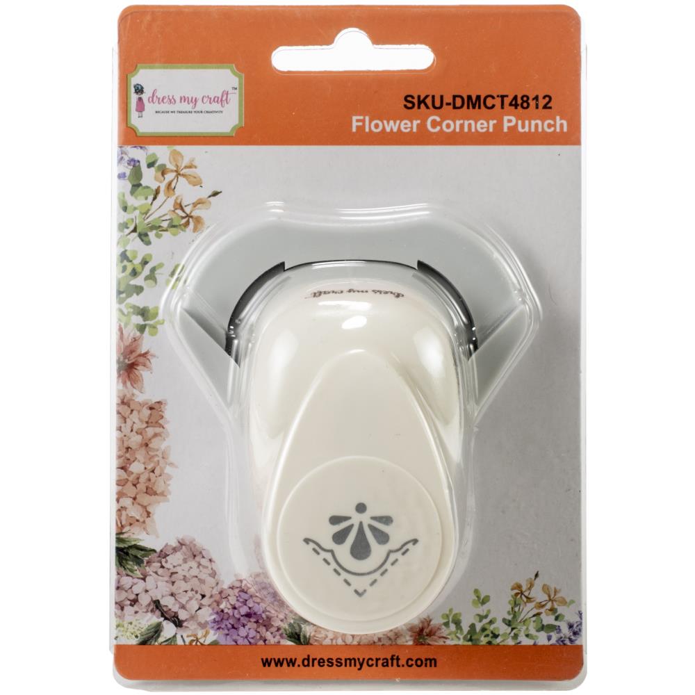 Dress My Craft Paper Punch - Flower Corner Punch - The Merri Artist - merriartist.com