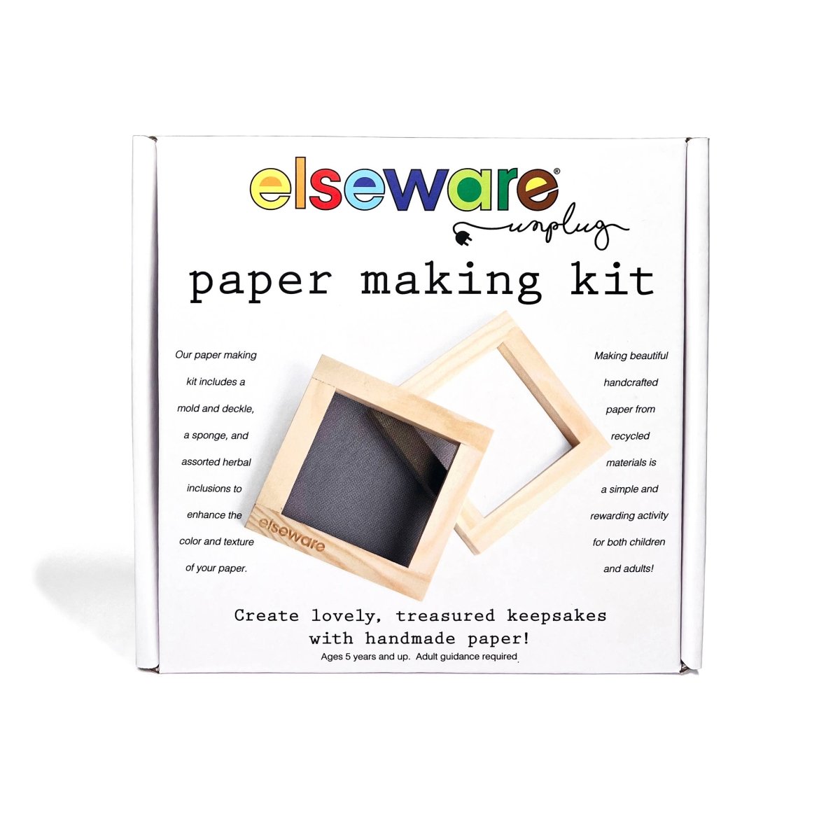 elseware unplug / eco - kids - Paper Making Kit - DIY Recycled Handmade Paper Craft - The Merri Artist - merriartist.com