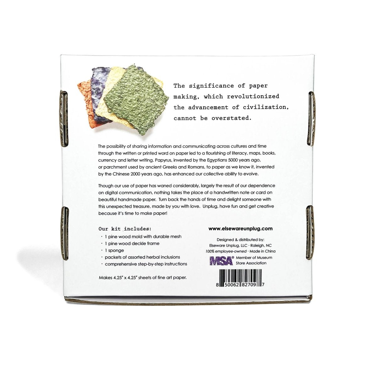 elseware unplug / eco - kids - Paper Making Kit - DIY Recycled Handmade Paper Craft - The Merri Artist - merriartist.com