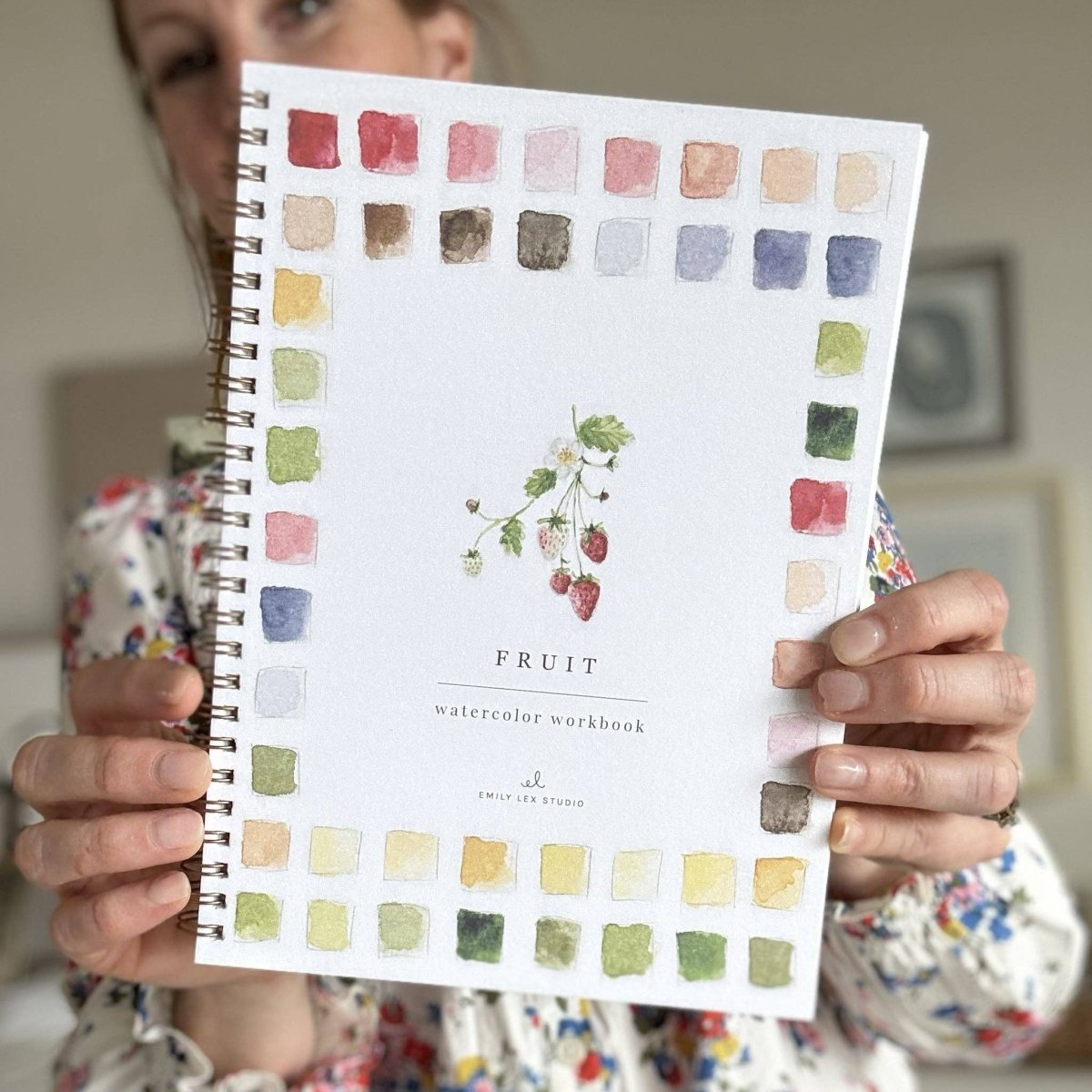 emily lex studio - Fruit watercolor workbook - The Merri Artist - merriartist.com
