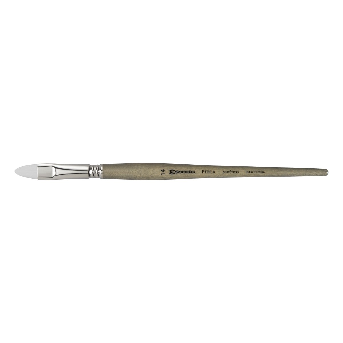Escoda Perla Toray White Synthetic - Bright 14 - The Merri Artist - merriartist.com