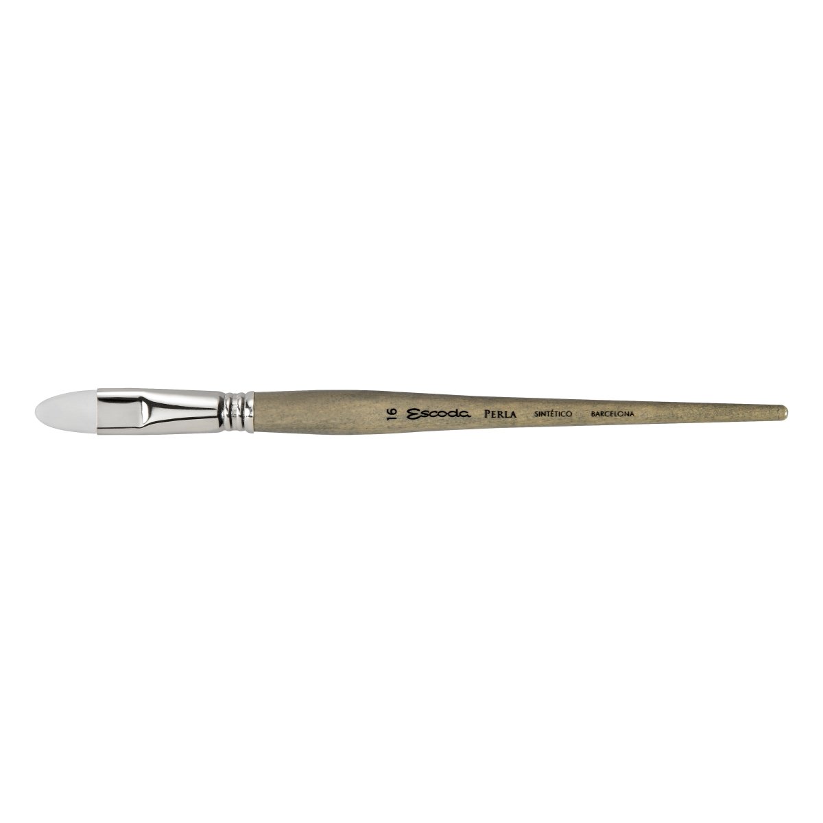 Escoda Perla Toray White Synthetic - Bright 16 - The Merri Artist - merriartist.com