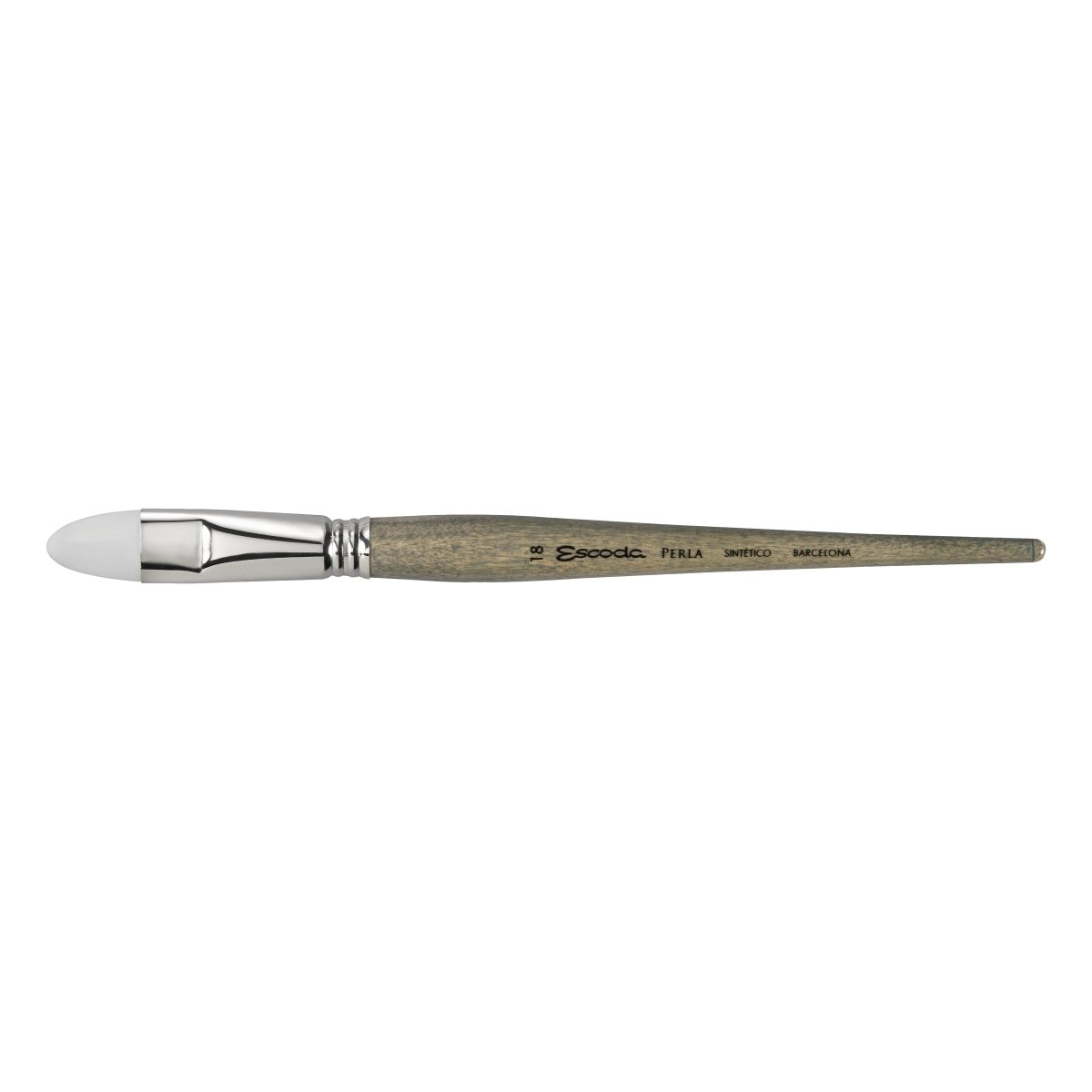 Escoda Perla Toray White Synthetic - Bright 18 - The Merri Artist - merriartist.com