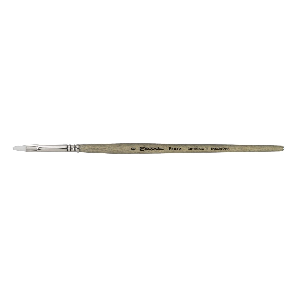 Escoda Perla Toray White Synthetic - Bright 6 - The Merri Artist - merriartist.com