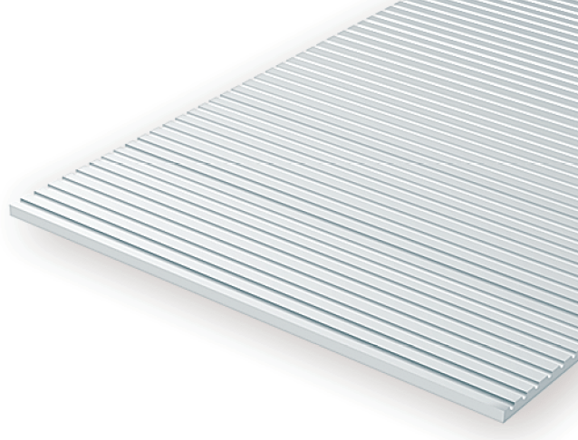 Evergreen Scale Models 3035 - 6" X 12" Passenger Car Siding - S Scale - The Merri Artist - merriartist.com
