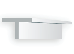 Evergreen Scale Models 769 - .321" X 14" T Shape (2) - The Merri Artist - merriartist.com