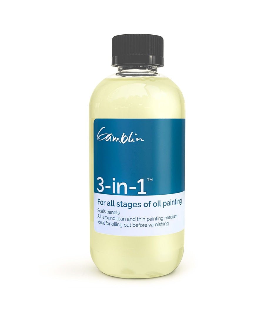 Gamblin 3 - in - 1 Oil Painting Medium 4 fl. oz. - The Merri Artist - merriartist.com