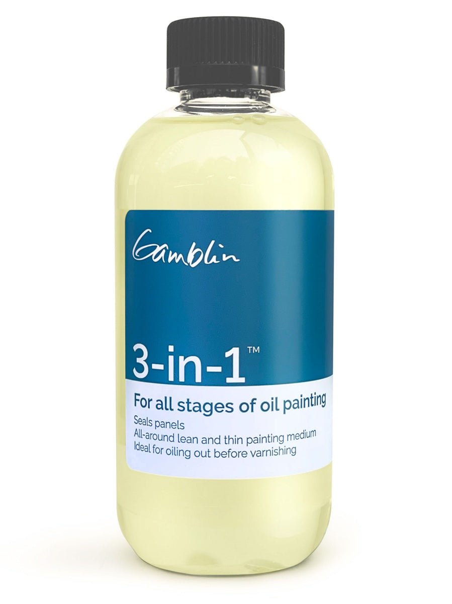 Gamblin 3 - in1 Oil Painting Medium 8 fl. oz. - The Merri Artist - merriartist.com