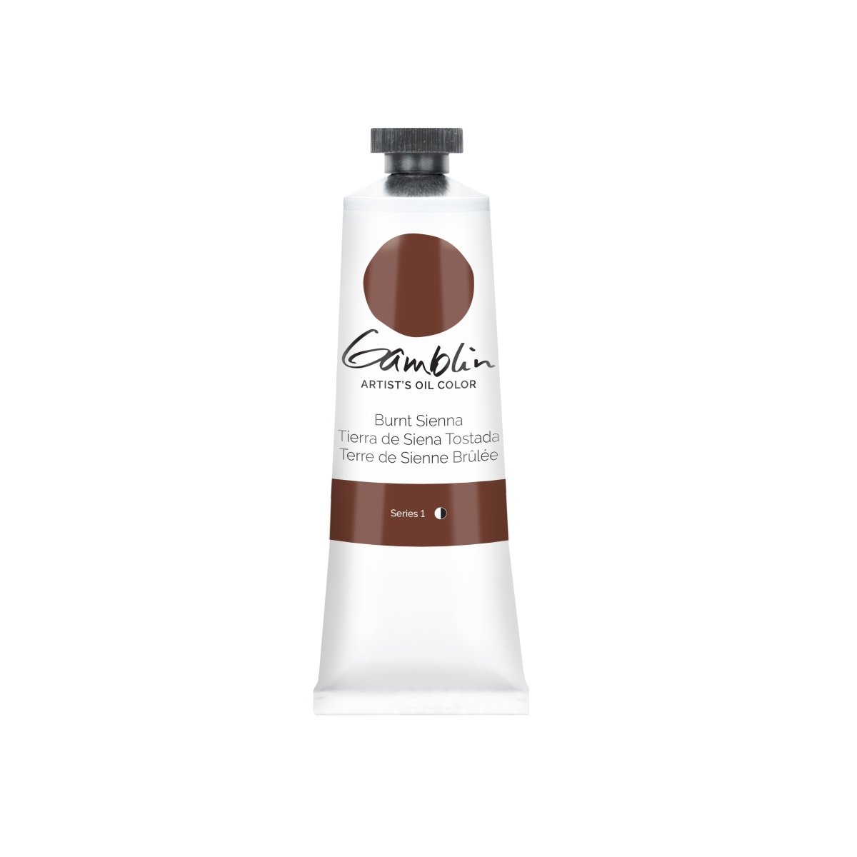 Gamblin Artist's Oil Colors Burnt Sienna 37 ml - The Merri Artist - merriartist.com