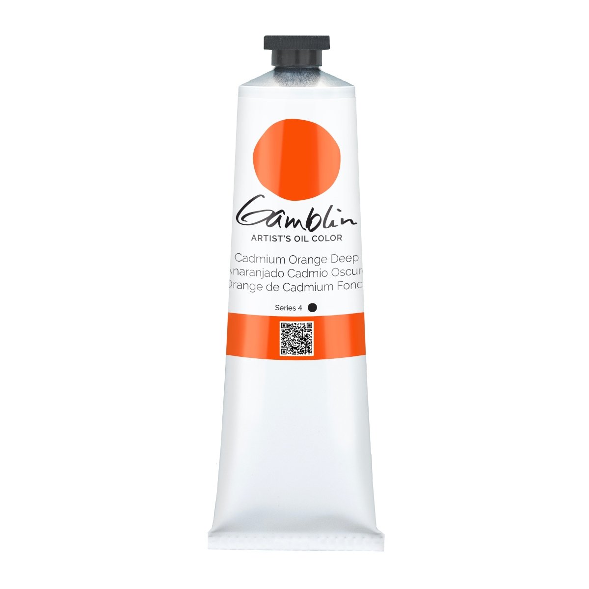 Gamblin Artist's Oil Colors Cadmium Orange Deep 150 ml - The Merri Artist - merriartist.com