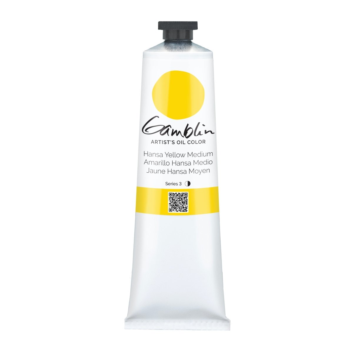 Gamblin Artist's Oil Colors Hansa Yellow Medium 150 ml - The Merri Artist - merriartist.com