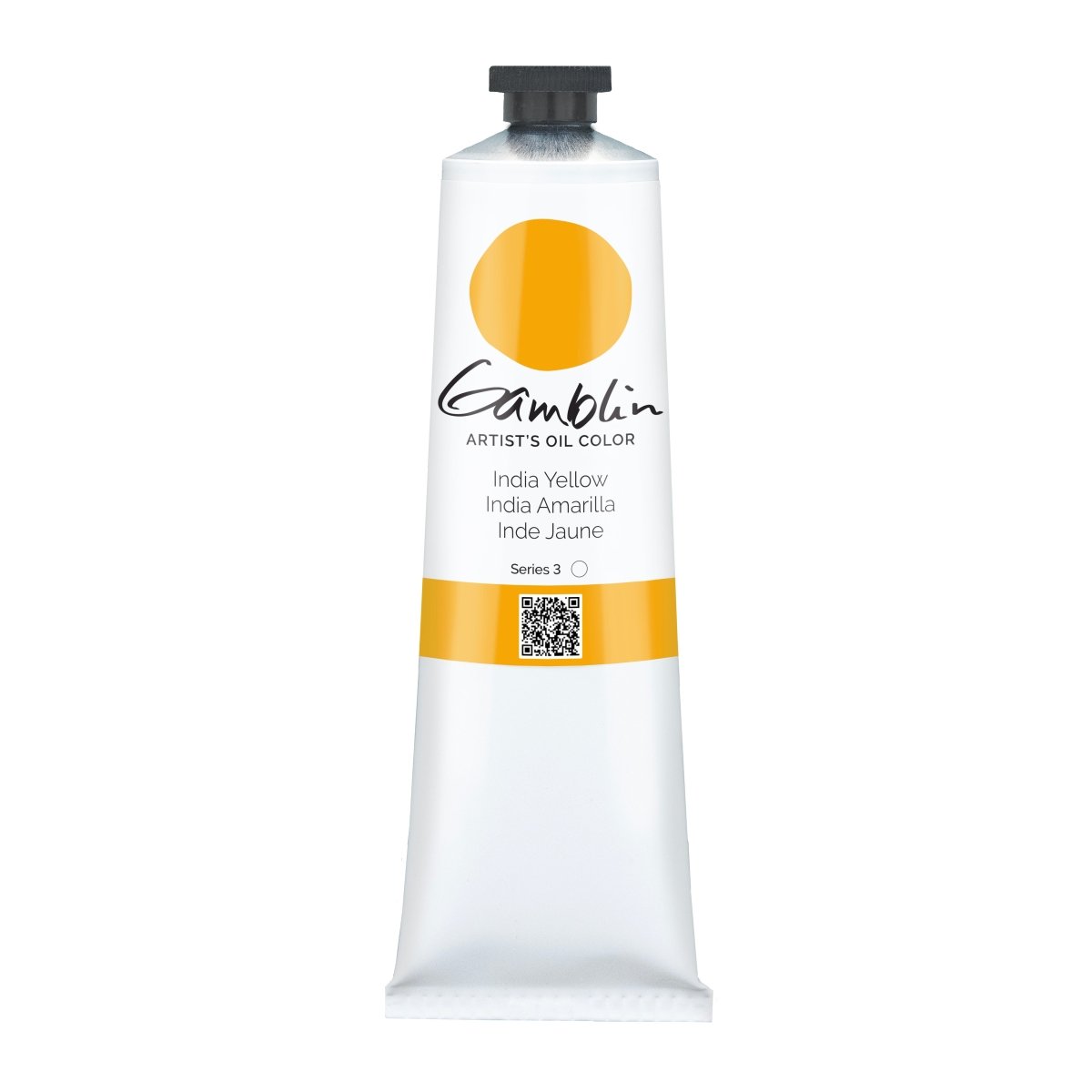 Gamblin Artist's Oil Colors India Yellow 150 ml - The Merri Artist - merriartist.com