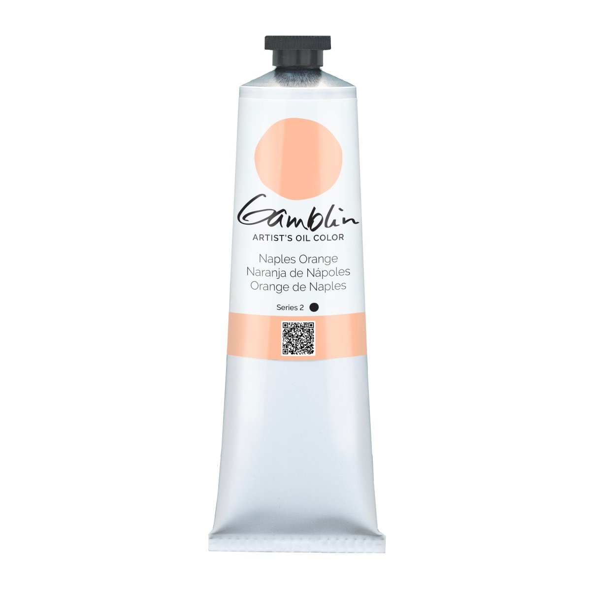 Gamblin Artist's Oil Colors Naples Orange 150 ml - The Merri Artist - merriartist.com
