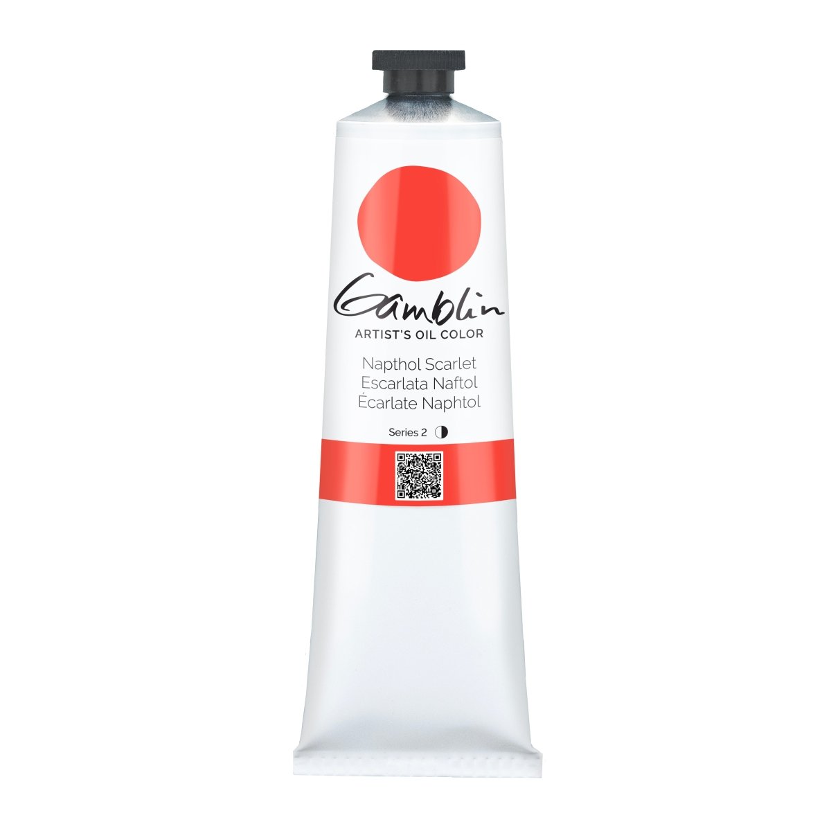 Gamblin Artist's Oil Colors Napthol Scarlet 150 ml - The Merri Artist - merriartist.com