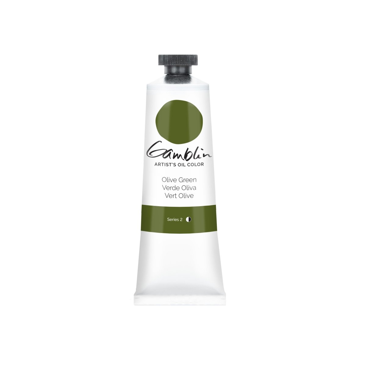 Gamblin Artist's Oil Colors Olive Green 37 ml - The Merri Artist - merriartist.com