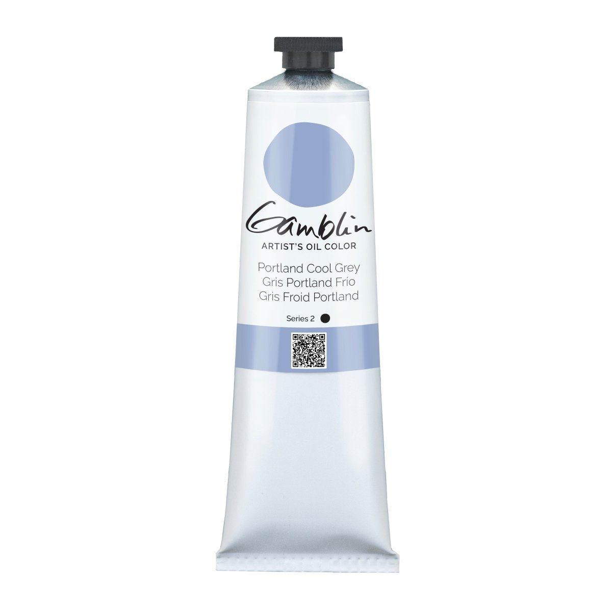 Gamblin Artist's Oil Colors Portland Cool Gray 150 ml - The Merri Artist - merriartist.com