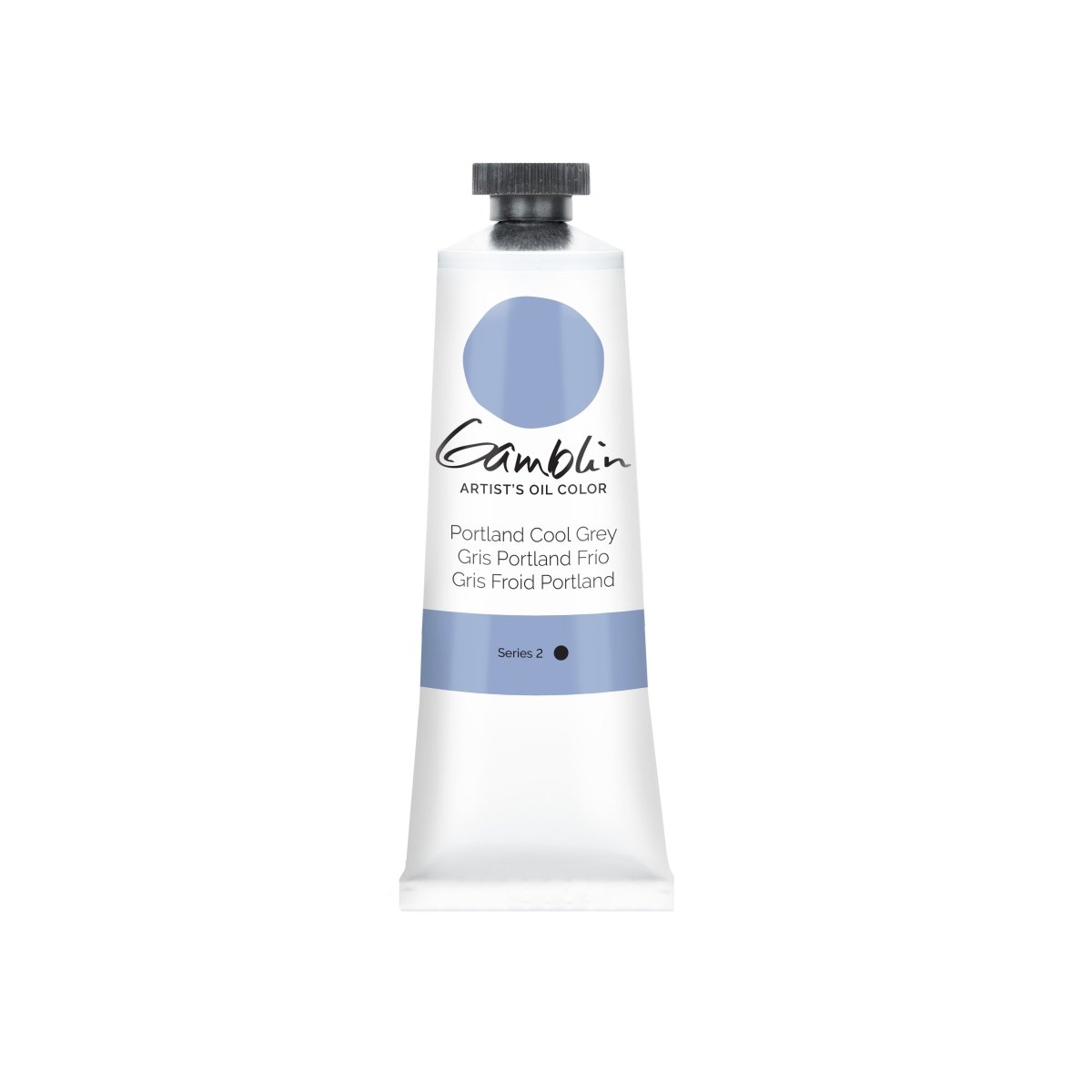 Gamblin Artist's Oil Colors Portland Cool Gray 37 ml - The Merri Artist - merriartist.com