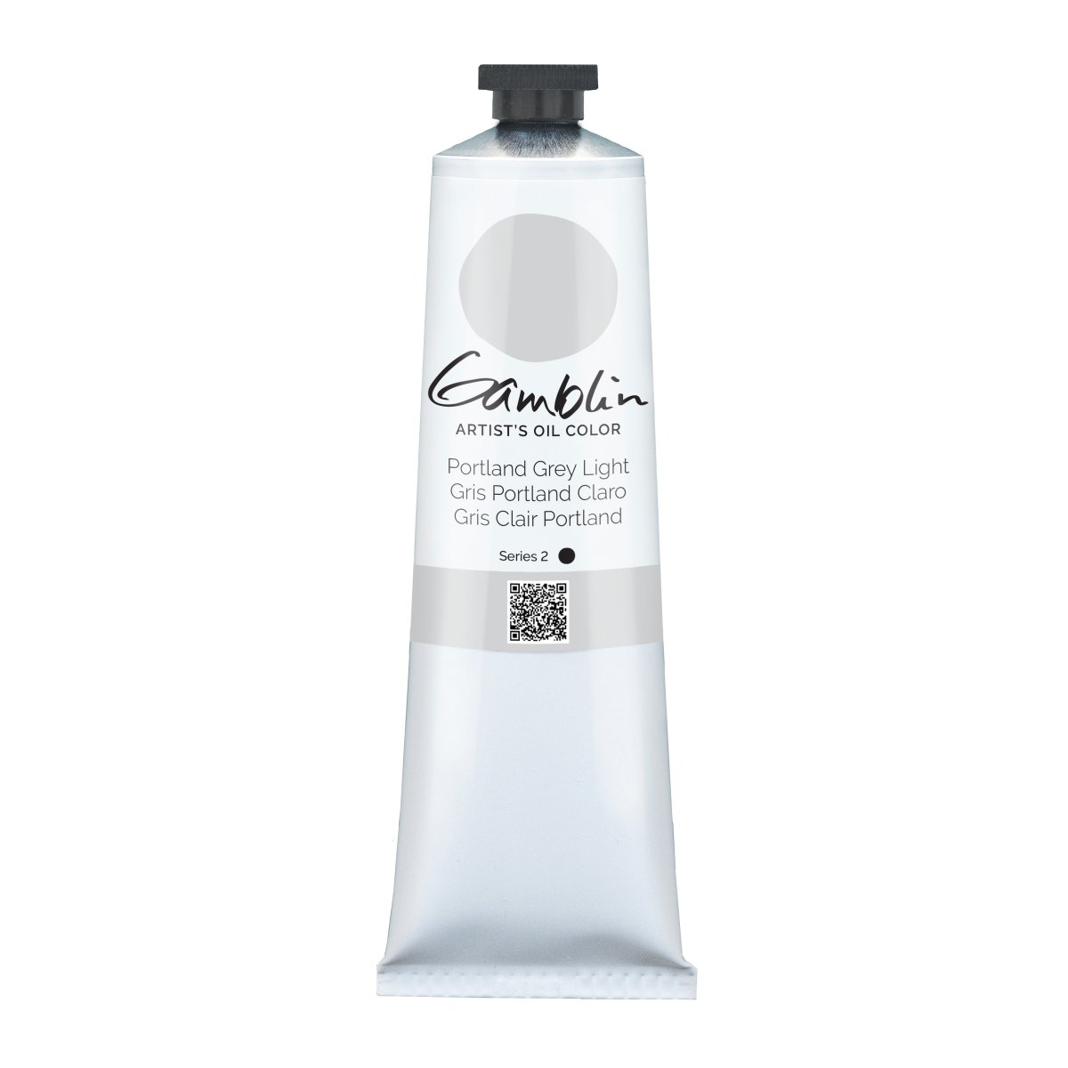 Gamblin Artist's Oil Colors Portland Grey Light 150 ml - The Merri Artist - merriartist.com