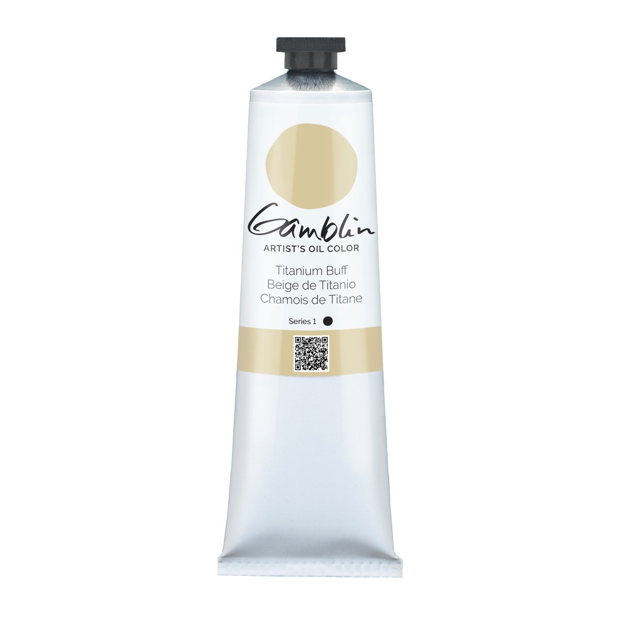 Gamblin Artist's Oil Colors Titanium Buff 150 ml - The Merri Artist - merriartist.com