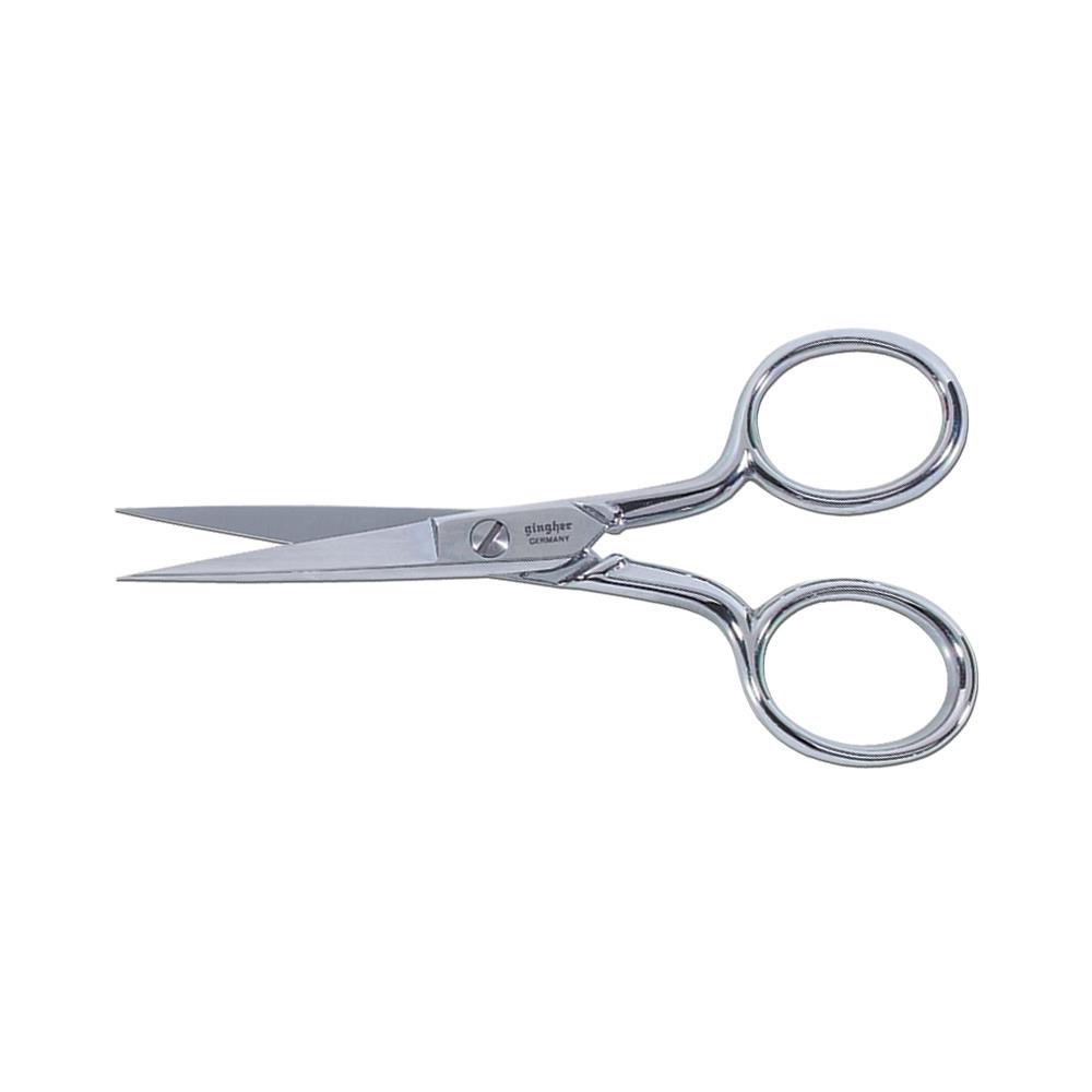 Gingher Embroidery Scissors 4" with Leather Sheath - The Merri Artist - merriartist.com