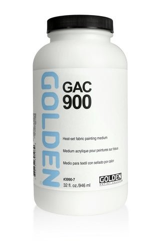 Golden GAC 900 Polymer Medium (heat set) 32 oz - The Merri Artist - merriartist.com