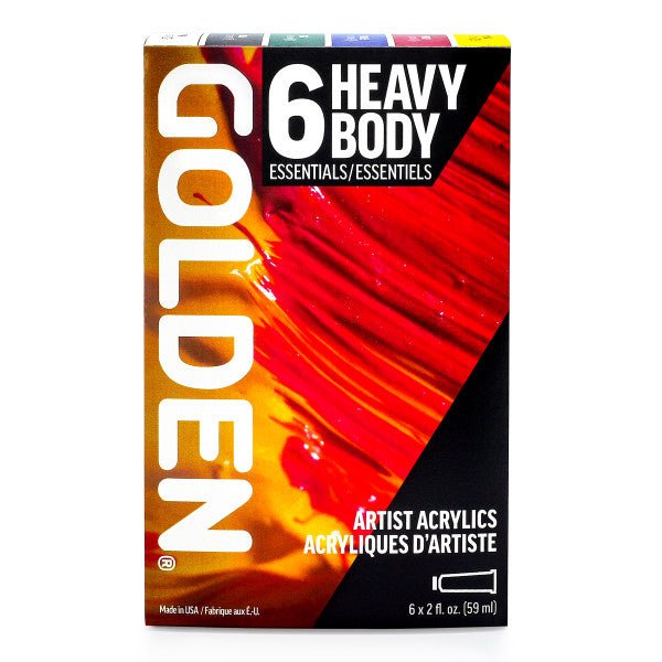 Golden Heavy Body Acrylic Essentials Set - The Merri Artist - merriartist.com