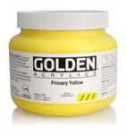 Golden Heavy Body Acrylic Primary Yellow 32 oz - The Merri Artist - merriartist.com