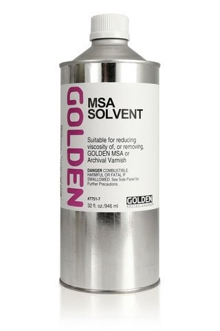 Golden MSA (Stoddard) Solvent 32 oz - The Merri Artist - merriartist.com