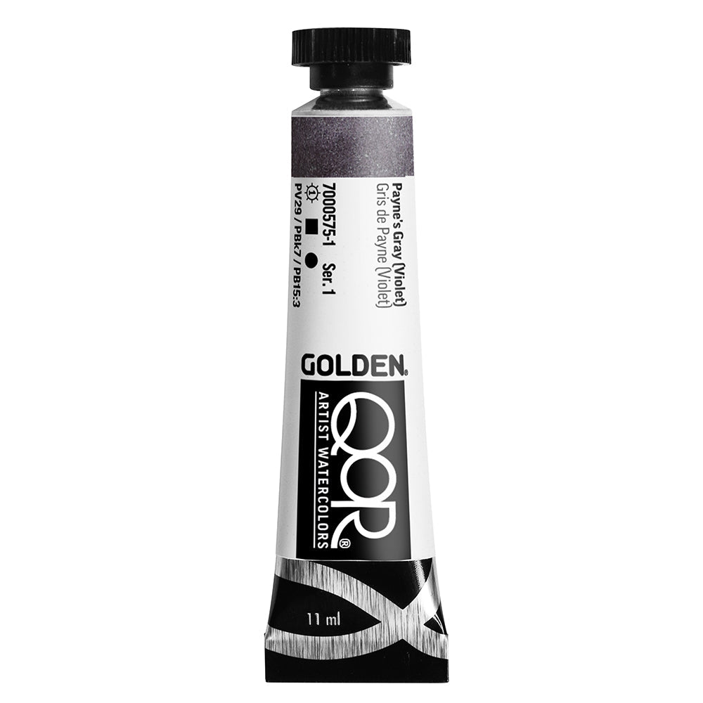 Golden QoR Watercolor 11 ml - Paynes Gray Violet - The Merri Artist - merriartist.com