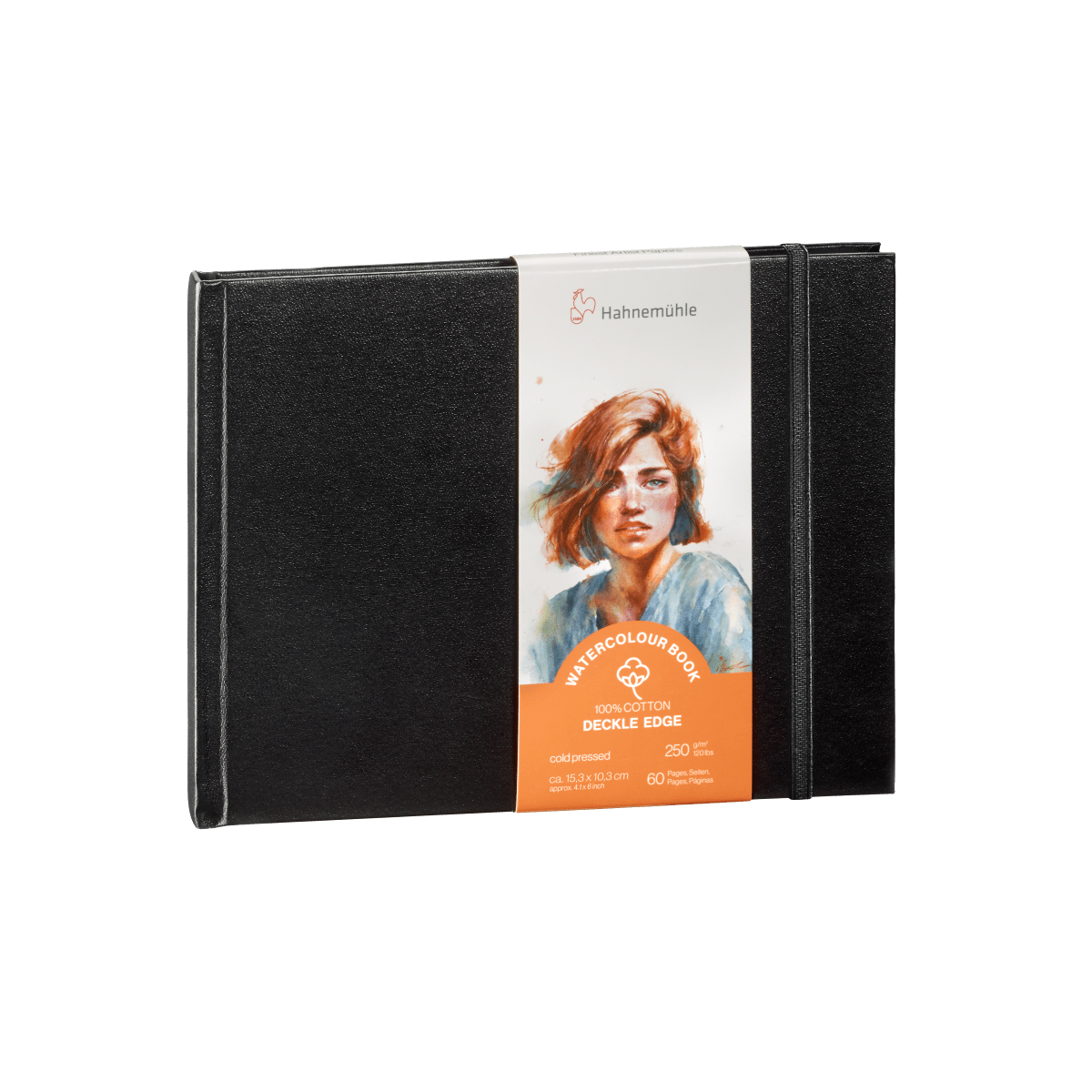 Hahnemuhle Watercolour Book 100% cotton Deckled Edge, 4x6", Landscape - The Merri Artist - merriartist.com