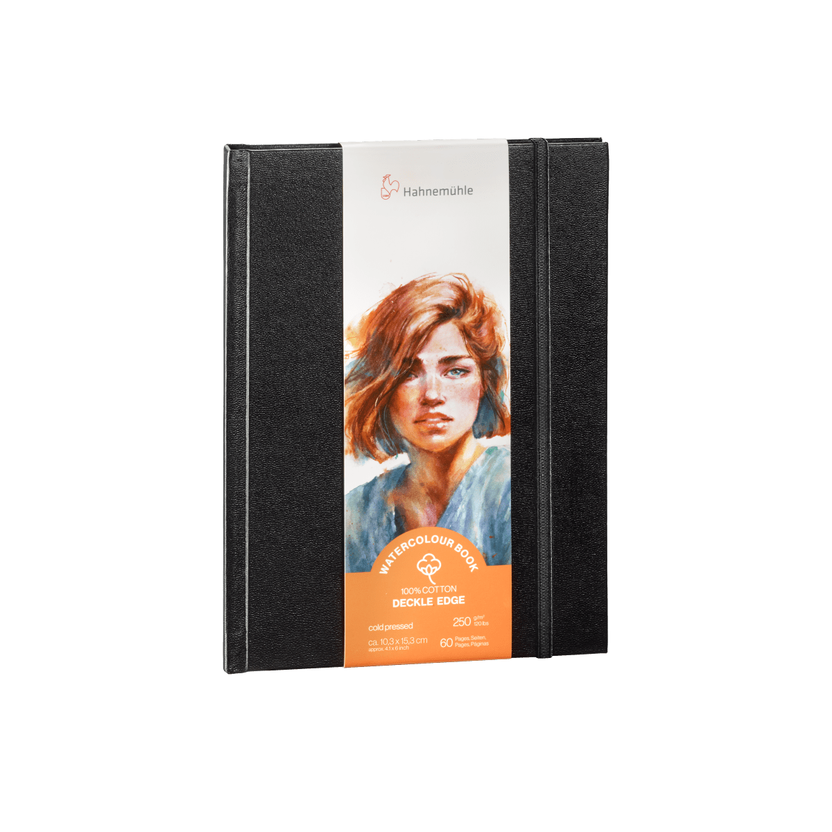 Hahnemuhle Watercolour Book 100% cotton Deckled Edge, 4x6", Portrait - The Merri Artist - merriartist.com