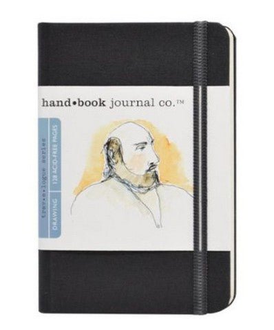 Handbook Travelogue Series Artists Journal 3.5"X5.5" Portrait - Black - The Merri Artist - merriartist.com