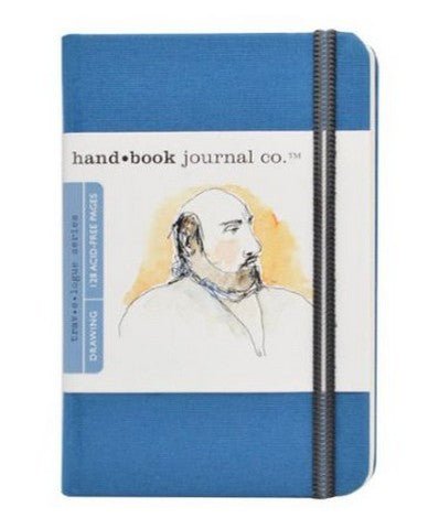 Handbook Travelogue Series Artists Journal 3.5"X5.5" Portrait - Ultramarine Blue - The Merri Artist - merriartist.com