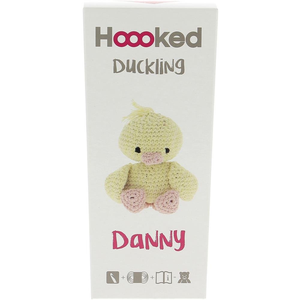 Hoooked Amigurumi DIY Kit W/Eco Barbante Yarn - Duckling Danny - Yellow & Peach - The Merri Artist - merriartist.com