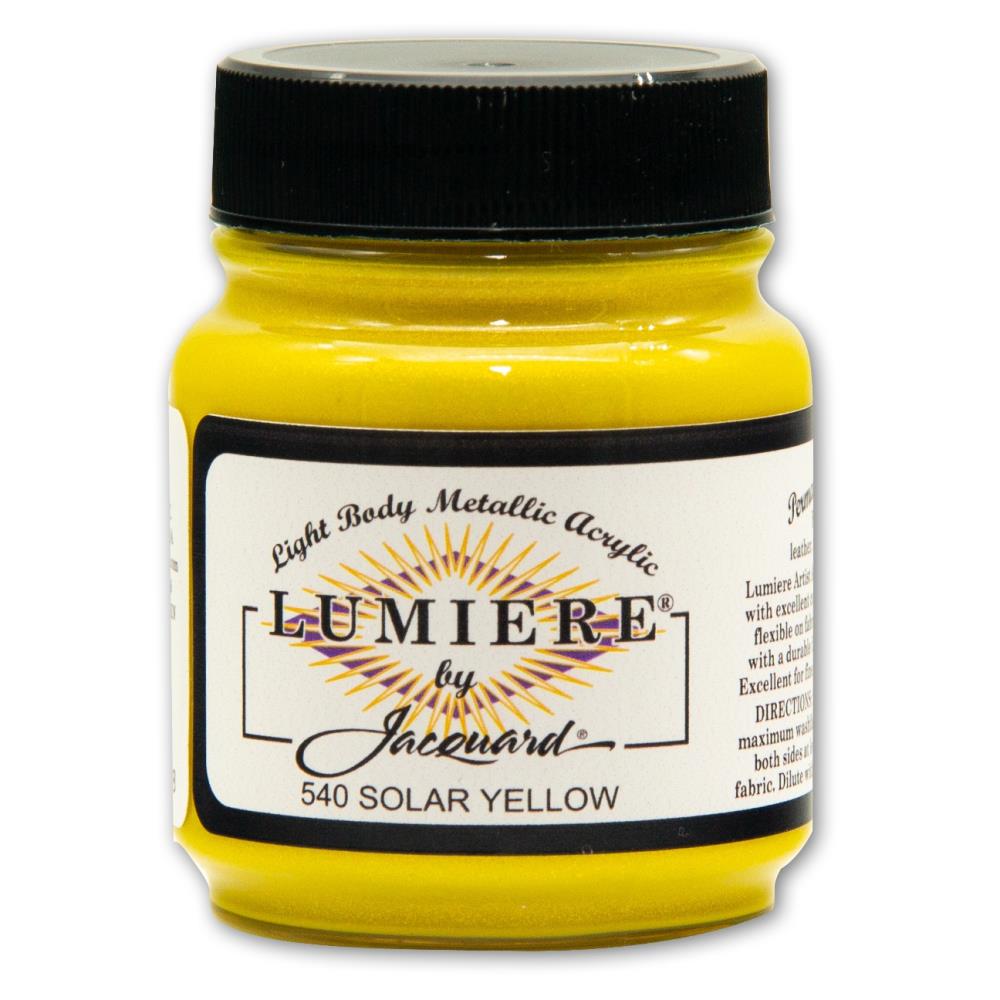 Jacquard Lumiere Colors 2.25 oz Solar Yellow - The Merri Artist - merriartist.com