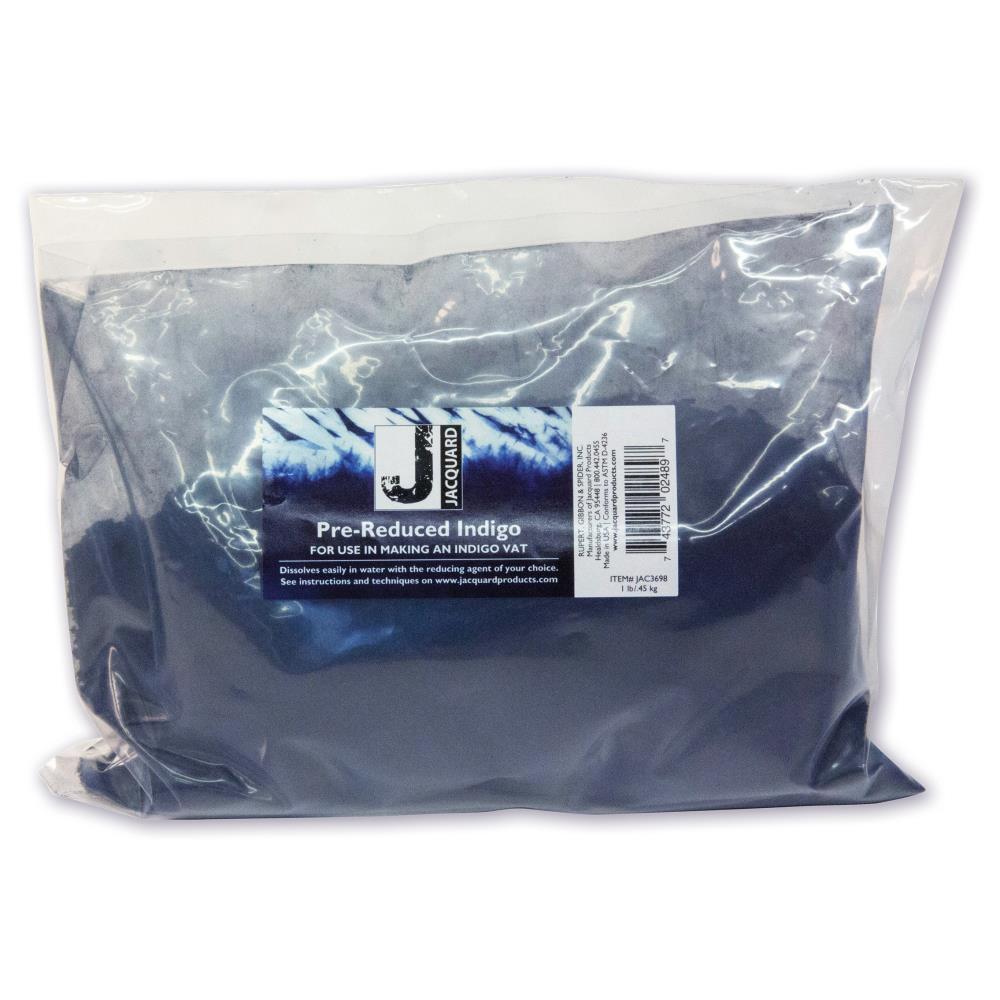 Jacquard Pre - Reduced Indigo Dye - 1 lb. Bag - The Merri Artist - merriartist.com