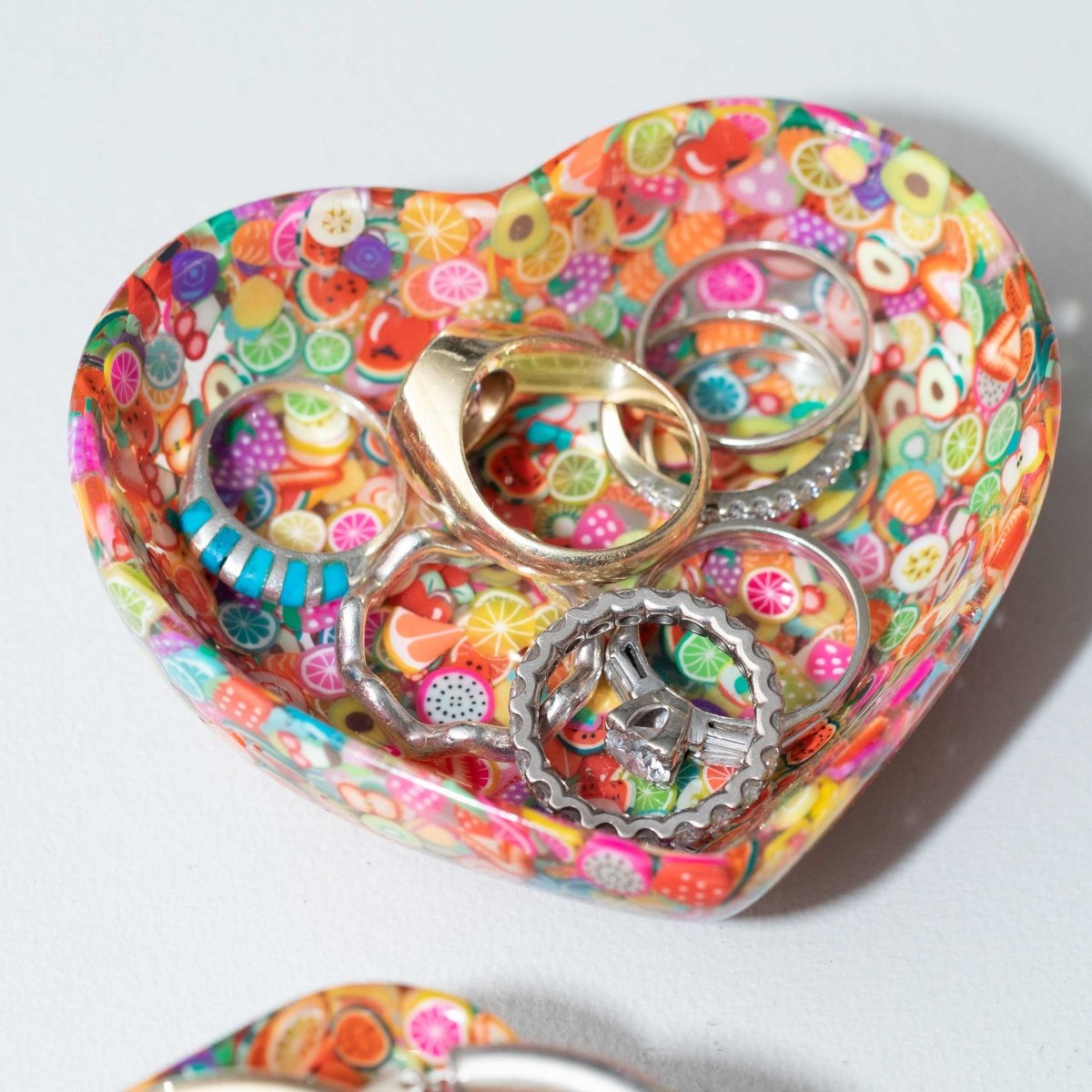 Jewelry Made by Me - Fruit, Flowers, and Sprinkels Polymer Clay Resin Craft Inclusions - The Merri Artist - merriartist.com